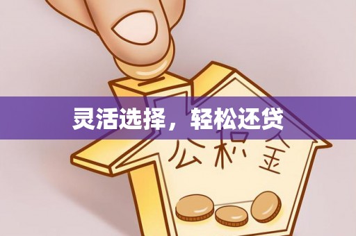 城厢灵活选择，轻松还贷