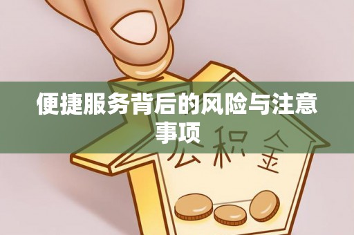 城厢便捷服务背后的风险与注意事项